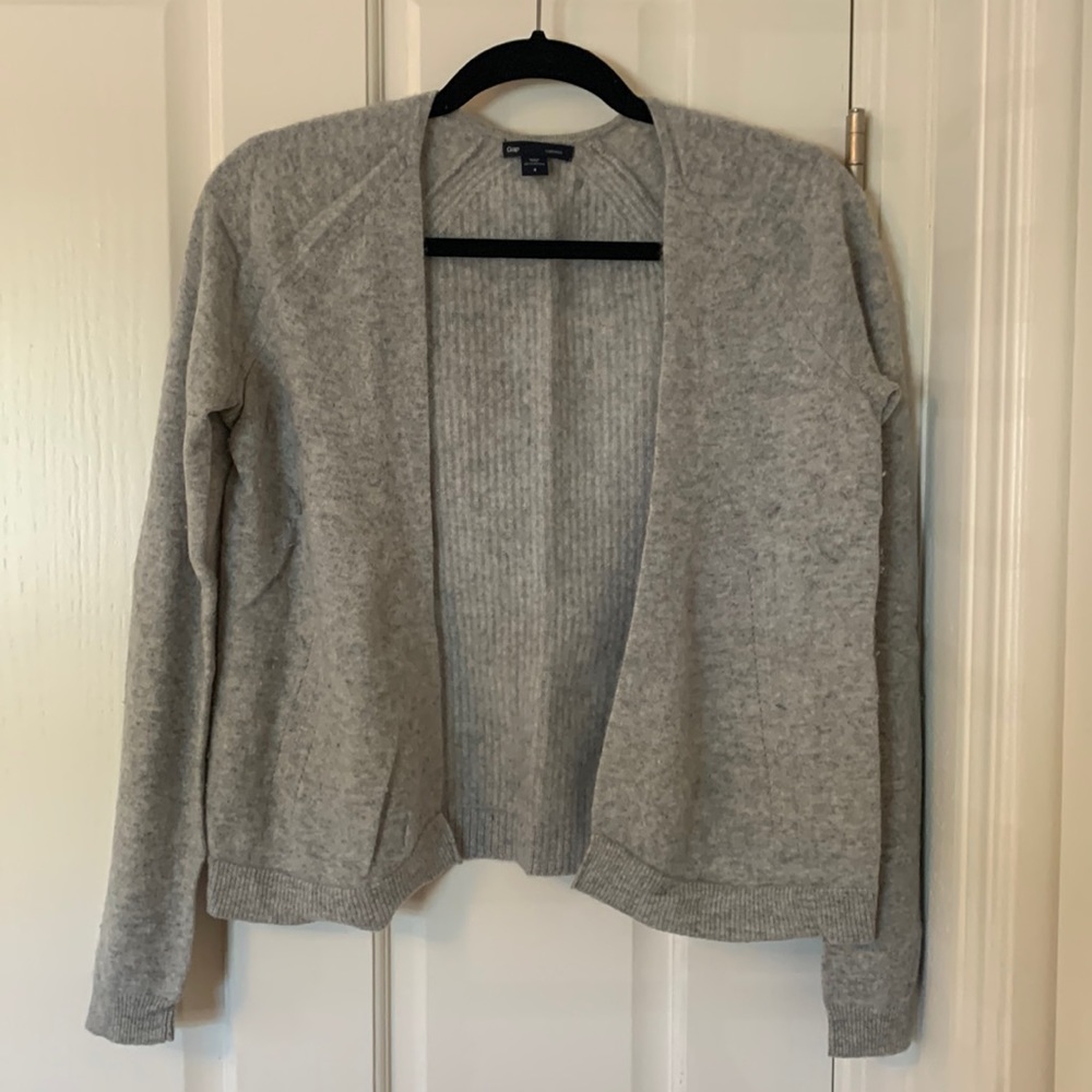 100% Cashmere Open Cardigan